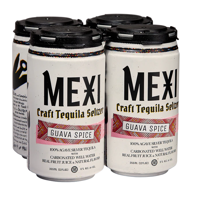 MEXI Seltzer Guava Spice 12oz 4pk