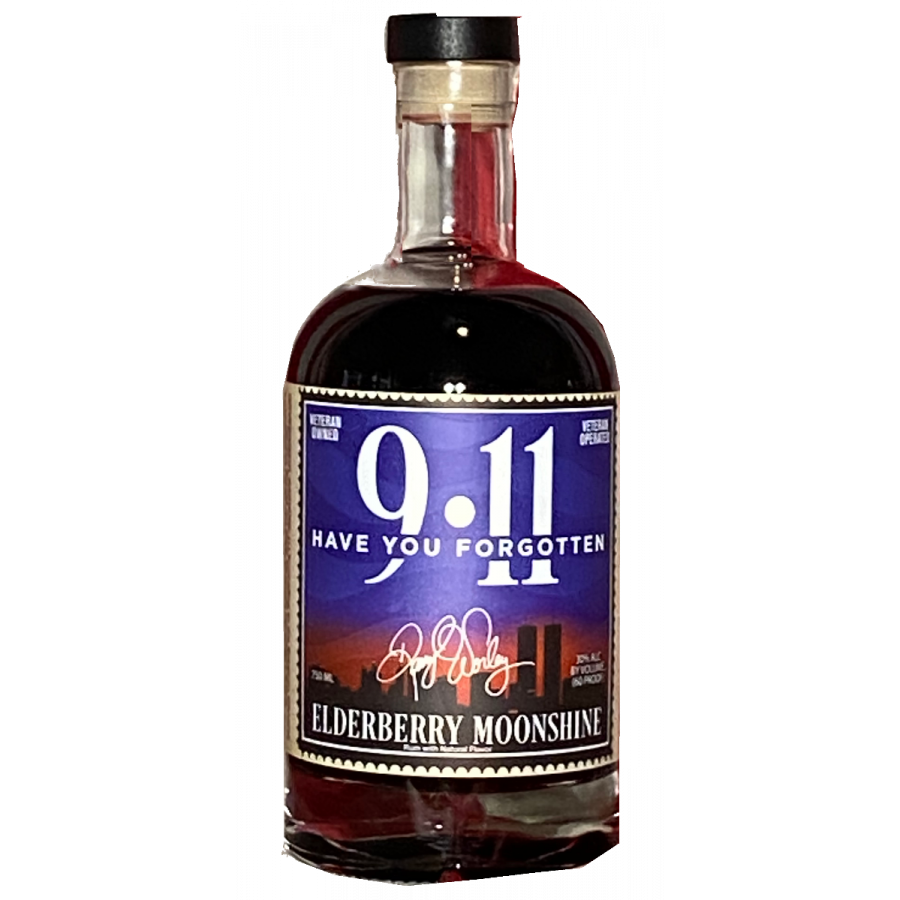 Leatherwood Distillery 9-11 Elderberry Moonshine