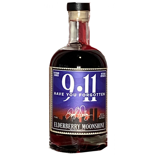 Leatherwood Distillery 9-11 Elderberry Moonshine