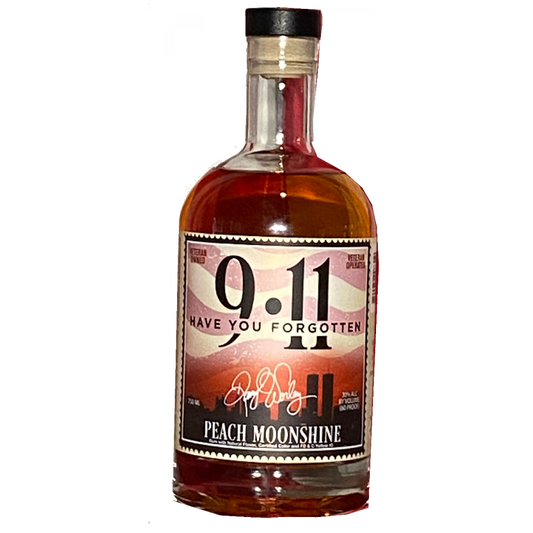 Leatherwood Distillery 9-11 Peach Moonshine